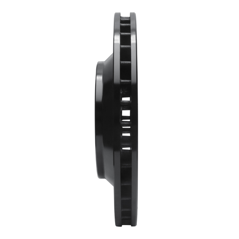 Buick Rainier Brake Rotor (1) - Front Right - R1 Concepts - Drilled & Slotted - Black - `02-`05
